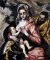 La Sagrada Familia.El Greco.1585.Hispanic Society of America.New York.