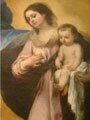 Vision of St Bernard.(detail). Murillo.Museo del Prado.Madrid.