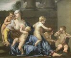 Alegoría de la Caridad.Blancahrd.1633.Louvre Museum.Paris.