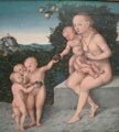 Alegoría de la Caridad.Cranach,Lucas the elder.Museum of Fine Arts.Bruselles.